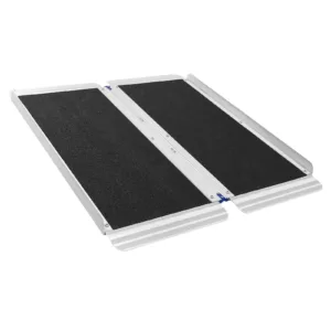A mobility scooter ramp