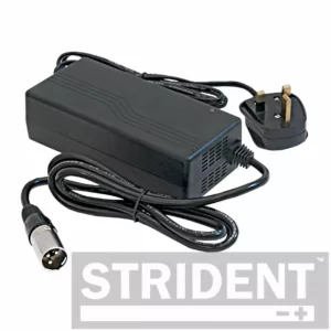 A mobility scooter battery