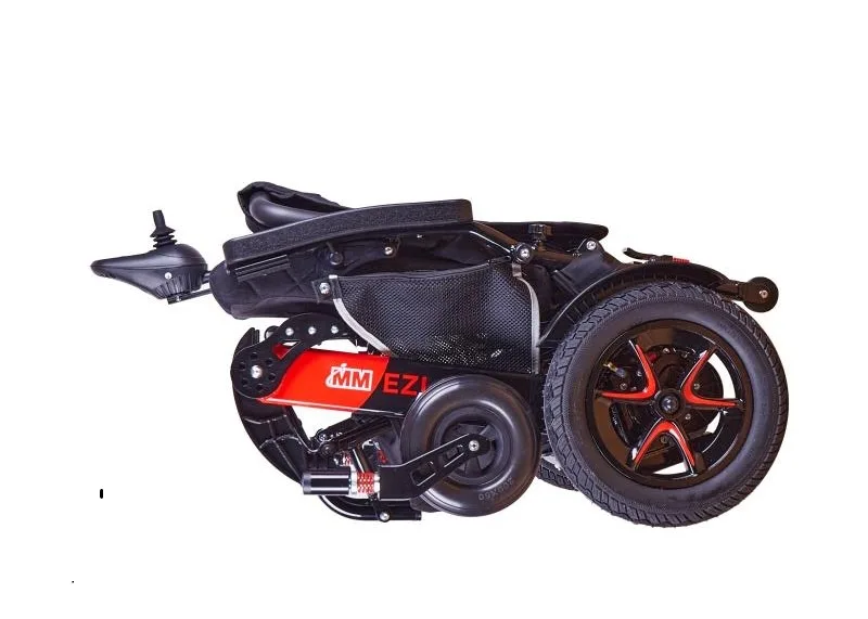 Folded up Ezi Pro powerchair