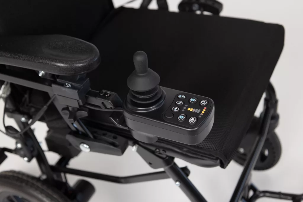 Ezi Fold Traveller powerchair controls