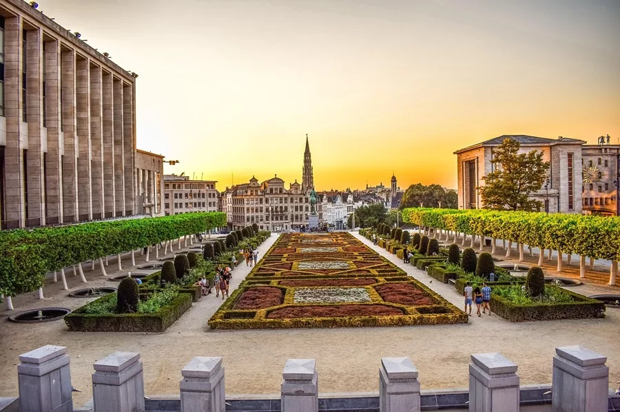 Mount of the Arts in Brussels, Belgium