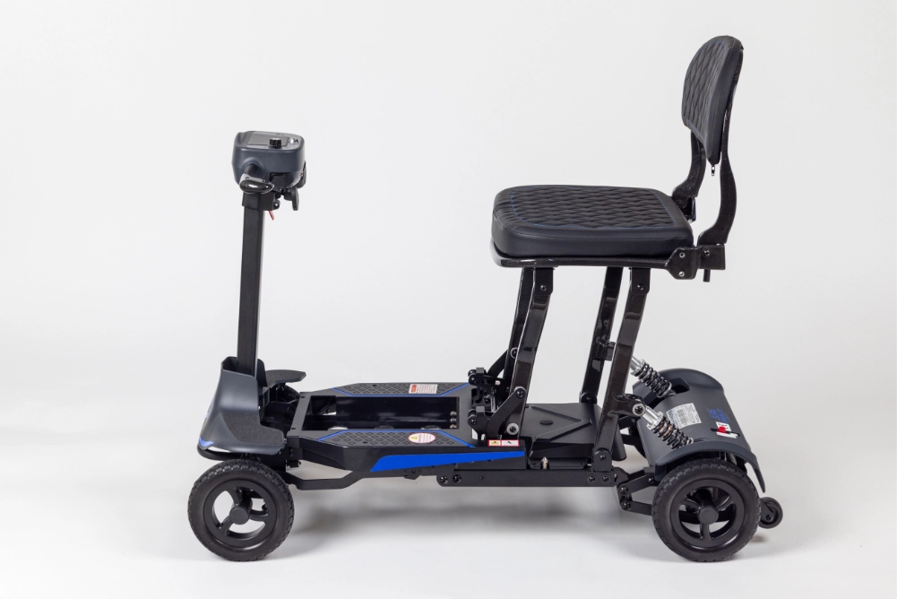 Side view of Supa Carbon Lite mobility scooter