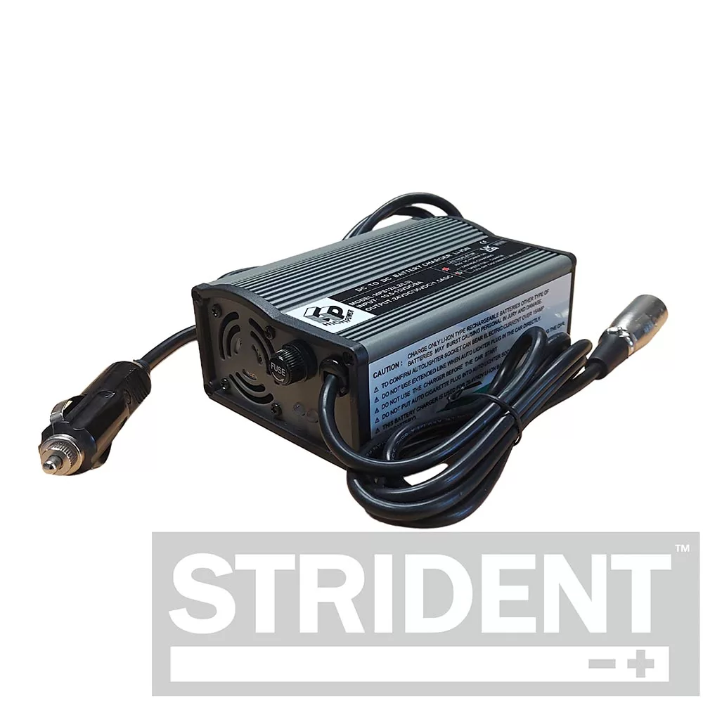Strident In Car Lithium Battery Charger for Mobility Scooters