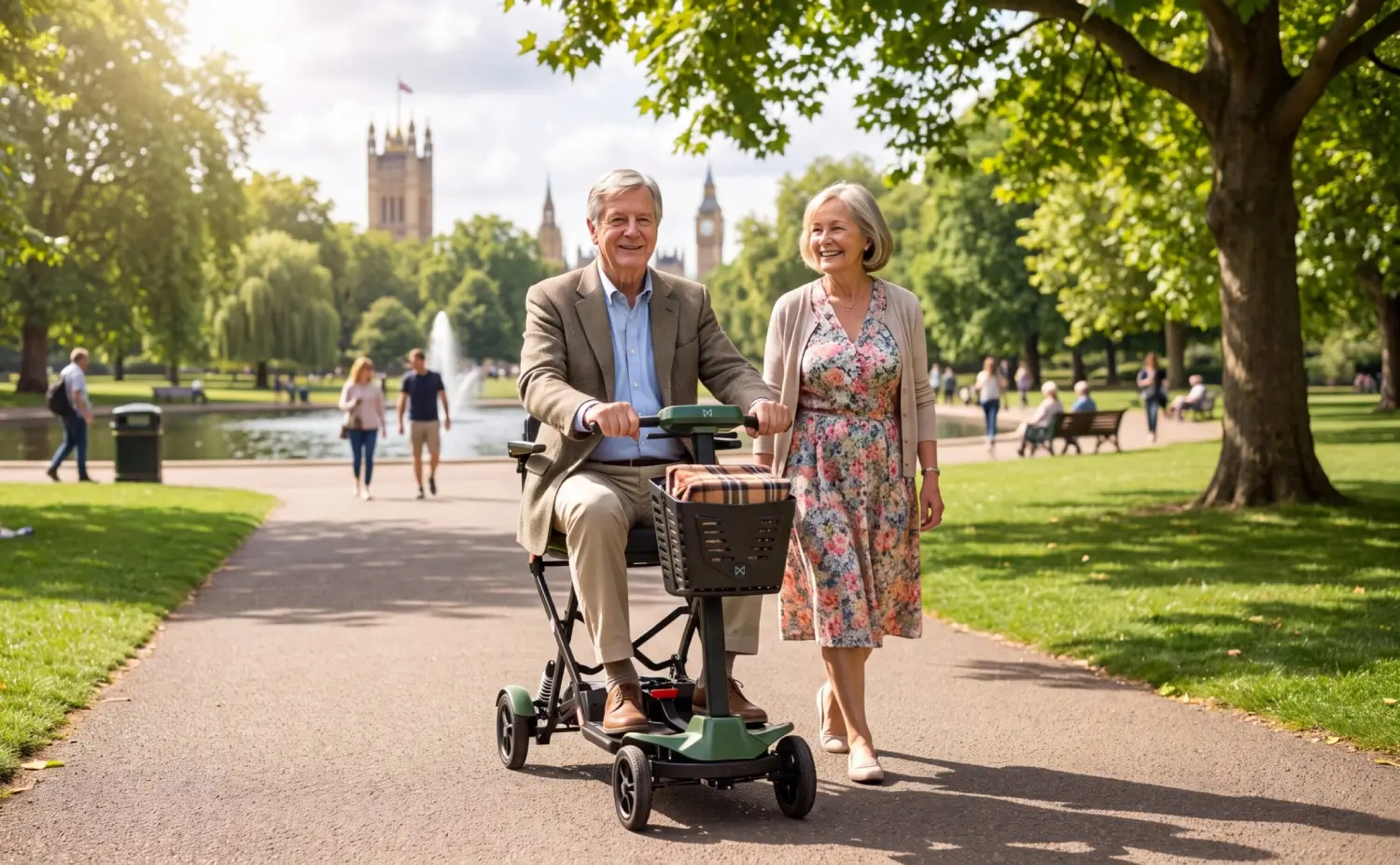 Pavement mobility scooters